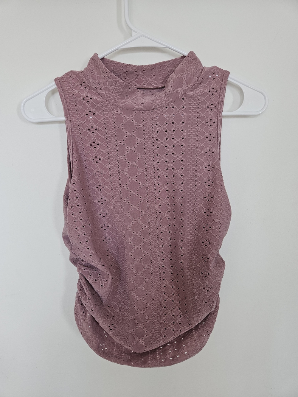 Shein | Sleeveless Neck Top - Dusty Rose